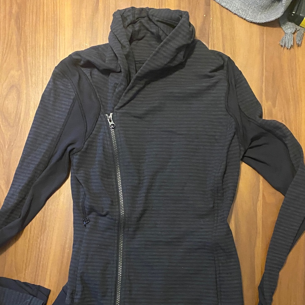 lululemon athletica rare Black Herringbone Bhakti Jacket